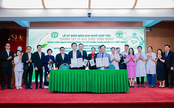 C.P. Vietnam Corporation and Bach Mai Hospital Sign MoU for Community Health