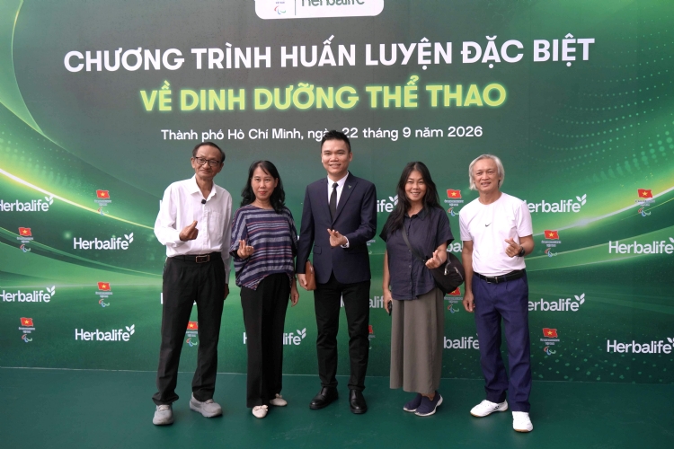 Herbalife Vietnam supported Vietnam Paralympic Committee in organizing a Sports Nutrition Training for coaches and para-athletes